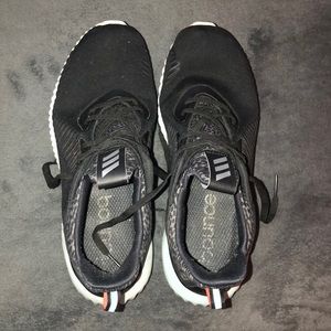 Black Adidas Shoe Man